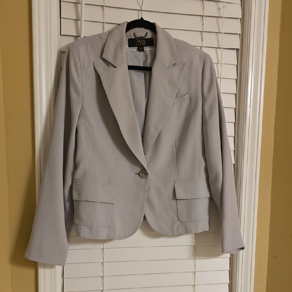 Allen by Abs Light Gray Classic Suit Jacket Blazer - Picture 1 of 13